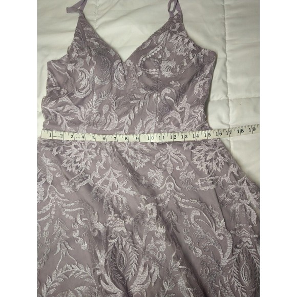 Speechless Women's Purple Shimmer Cocktail And Party Dress Juniors 11 - Picture 16 of 16